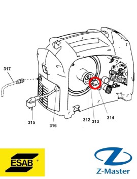 Зажимной замок 0349312048 Esab (Эсаб)