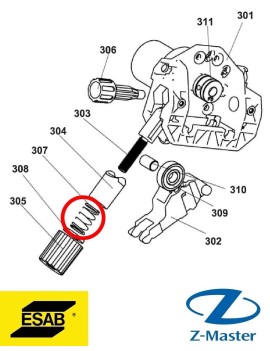 Пружина 0349312064 Esab (Эсаб)