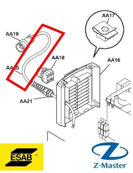 Силовой кабель 0456193882 Esab (Эсаб)