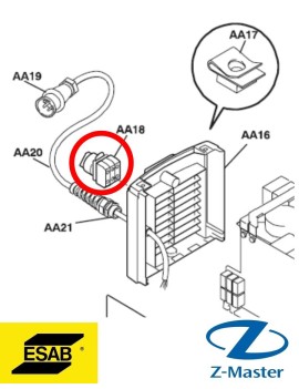 сетевой выключатель 0460424880 Esab (Эсаб)