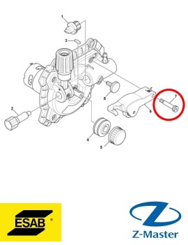 Винт 0558102330 Esab