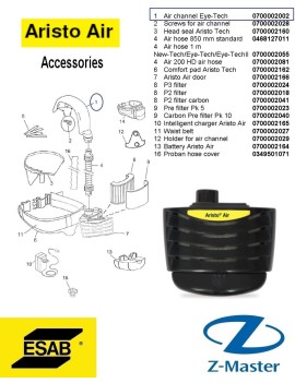 Воздушный канал для Aristo Tech for air 0700002002 Esab