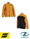 Комбинированная Кожаная Куртка Сварщика ESAB Welding Jacket - Кожа И Proban, размер XXL 0700010274 Esab