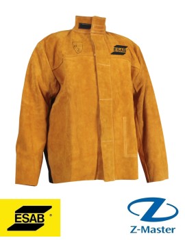 Комбинированная Кожаная Куртка Сварщика ESAB Welding Jacket - Кожа И Proban, размер XL 0700010273 Эсаб