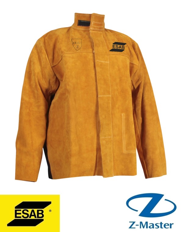 Комбинированная Кожаная Куртка Сварщика ESAB Welding Jacket - Кожа И Proban, размер XL 0700010273 Эсаб