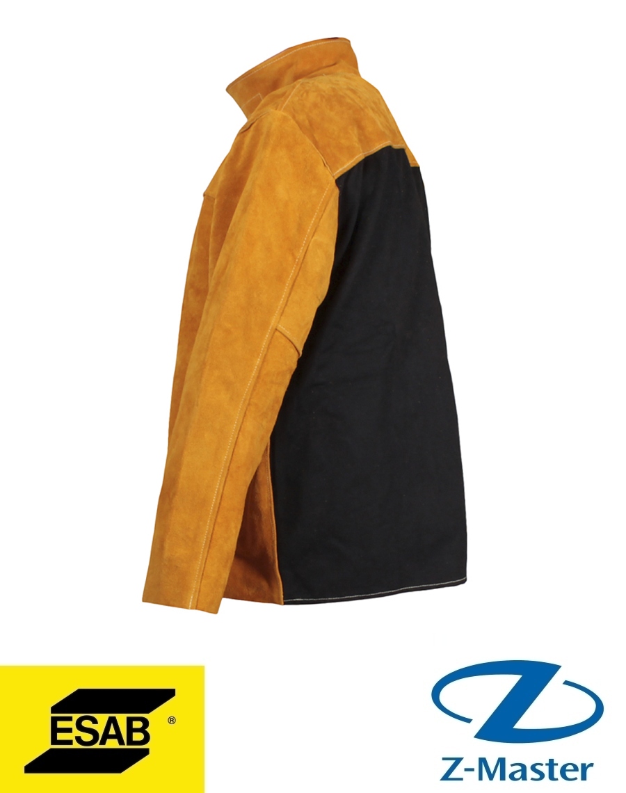 Комбинированная Кожаная Куртка Сварщика ESAB Welding Jacket - Кожа И Proban,  размер M 0700010271 Эсаб