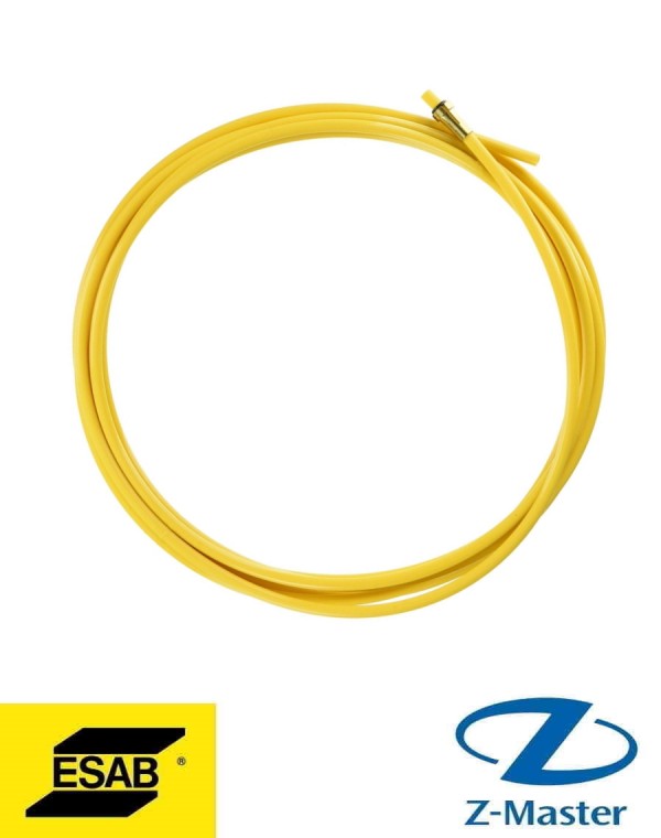 Тефлоновый проволокопровод W1.2-1.6 желтый, 4 метра, 0700025814 ESAB