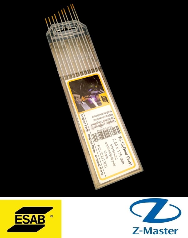 Вольфрамовый электрод WL15 2,4x175 мм Gold Plus 0151574052 Эсаб