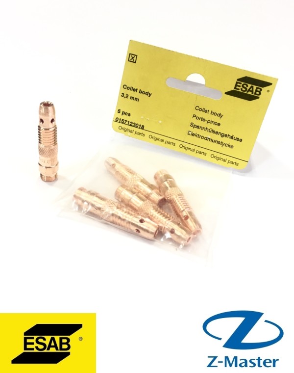 Корпус цанги 3,2 мм 0157123018 сварочной горелки Esab (Эсаб)