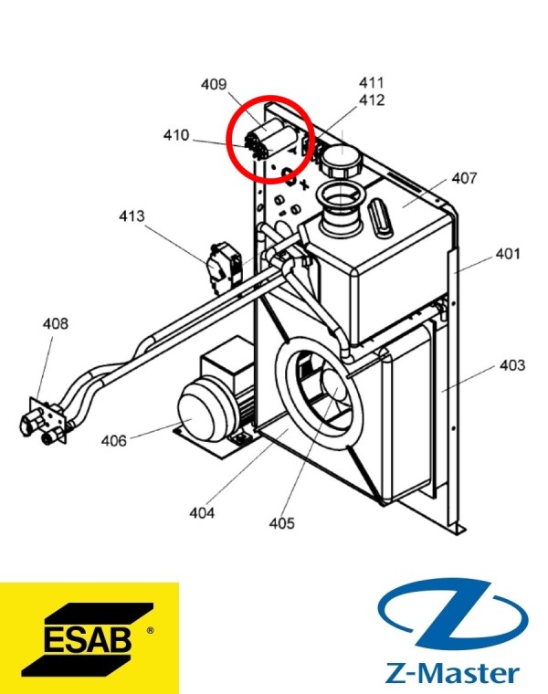 Конденсатор 6UF 400 V 0191085206 Esab (Эсаб)