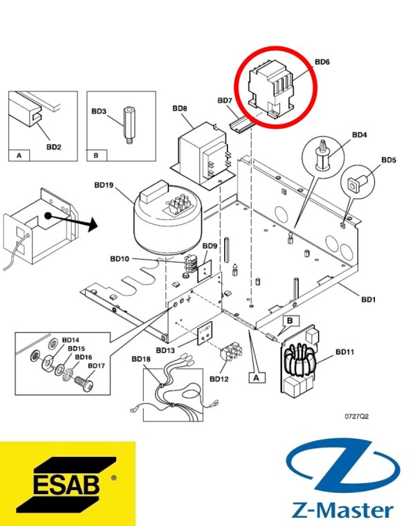 Контактор 0193502105 Esab (Эсаб)
