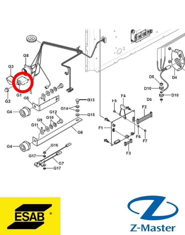 Прерыватель 10А 0193586102 Esab (Эсаб)