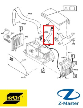 Гибкий кабель 0193700702 Esab (Эсаб)