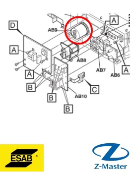 Конденсатор 450V 1000uF OrigoTig 0194158003 Esab (Эсаб)