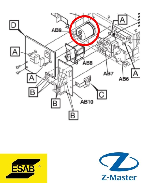Конденсатор 450V 1000uF OrigoTig 0194158003 Esab (Эсаб)