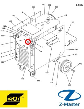 Переключатель 0349302305 Esab (Эсаб)