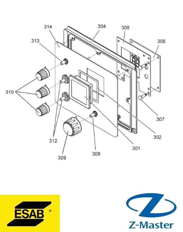 MMC MODULE C340M340/M341 0349302331 Esab