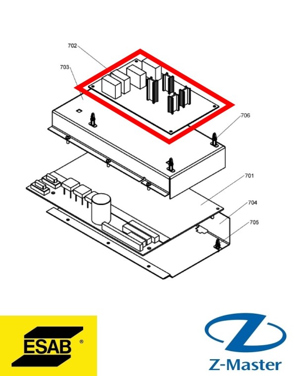 Плата ACH10/4 0349310979 Esab (Эсаб)