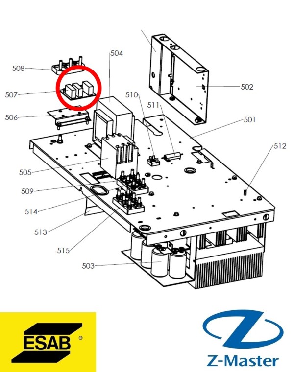 Электронная плата PF20 0349311574 Esab (Эсаб)