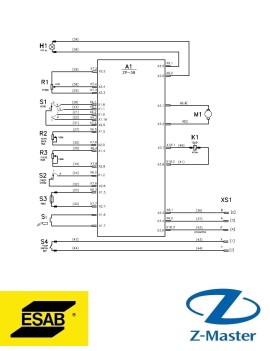 Потенциометр для полуавтомата 0349485758 Esab (Эсаб)