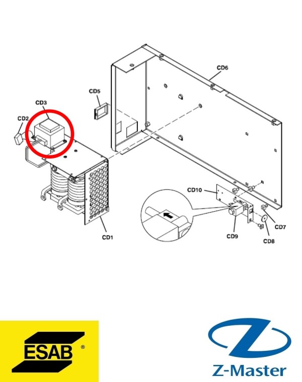 Плата HF LTR 200 0367268001 Esab (Эсаб)