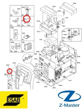 Контрольная лампа OrigMag 0369733005 Esab (Эсаб)