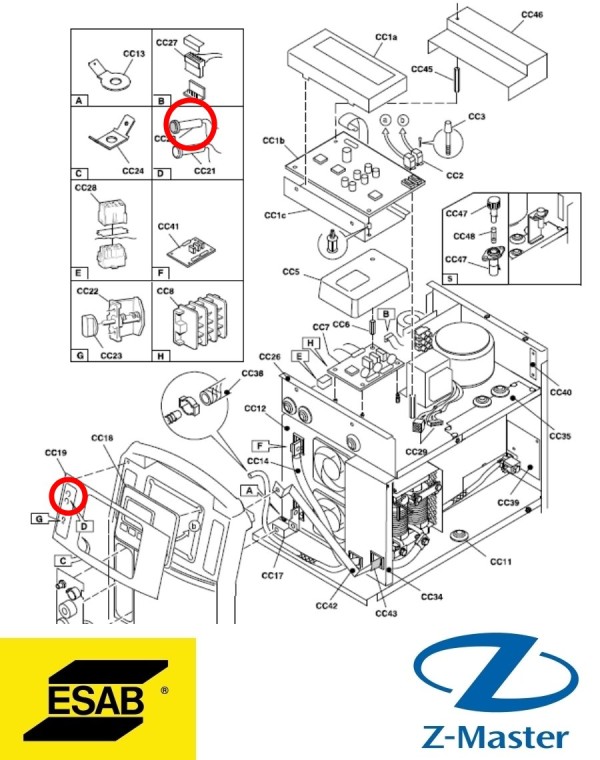Контрольная лампа OrigMag 0369733005 Esab (Эсаб)