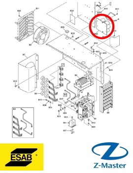 плата конденсатора 0440027880 Esab (Эсаб)