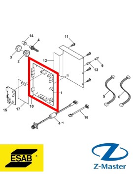 Плата управления 0440146881 Esab