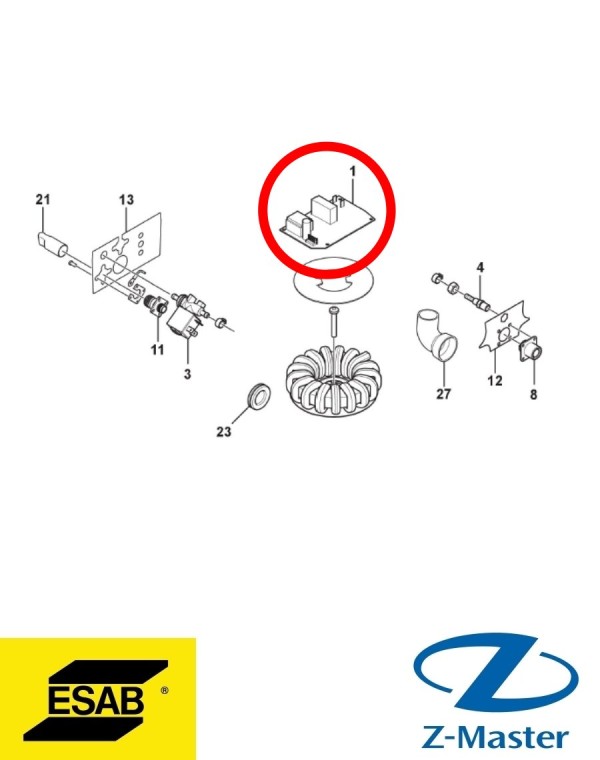 Плата 0440213880 Esab