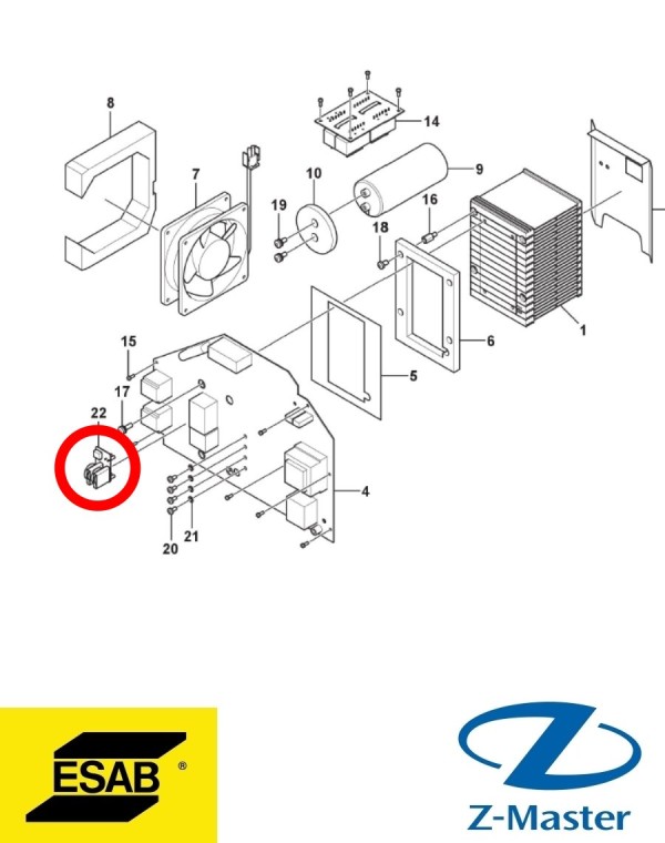 Плата 0440237880 Esab