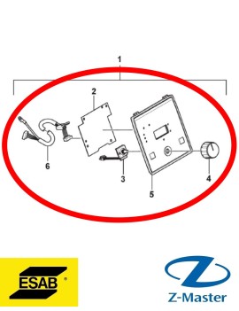 Панель управления мод MMA TIG 0445060882 Esab