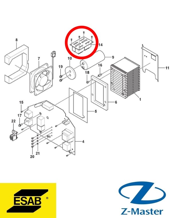 Индуктор 0445092880 Esab