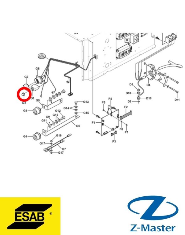 Защитный колпачок LAW/TM 0455376001 Esab