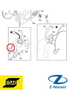 Защитный колпачок Origo Feed 304 0455516001 Esab (Эсаб)