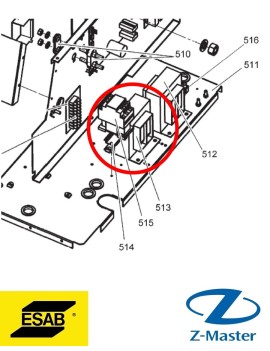 Трансформатор 233 VA 0455635001 Esab (Эсаб)
