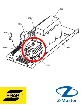 диодный мост LKB 265 0455815880 Esab (Эсаб)