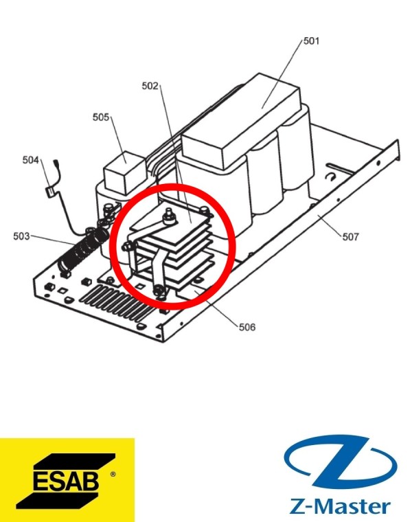 диодный мост LKB 265 0455815880 Esab (Эсаб)