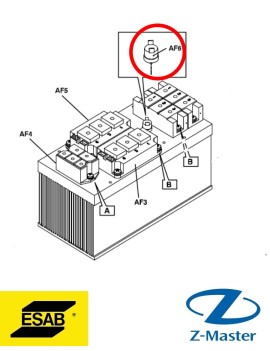 Переключатель KRAFTM 350 0456113886 Esab (Эсаб)