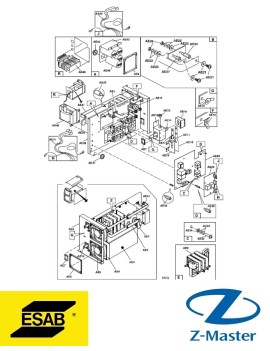 Датчик тока Current sensor Aristo Tig 4000i 0458063001 Esab