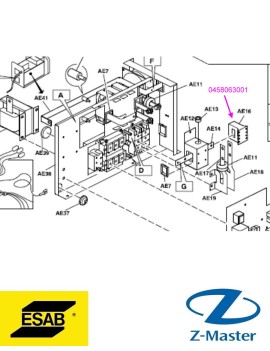 Датчик тока Current sensor Aristo Tig 4000i 0458063001 Esab