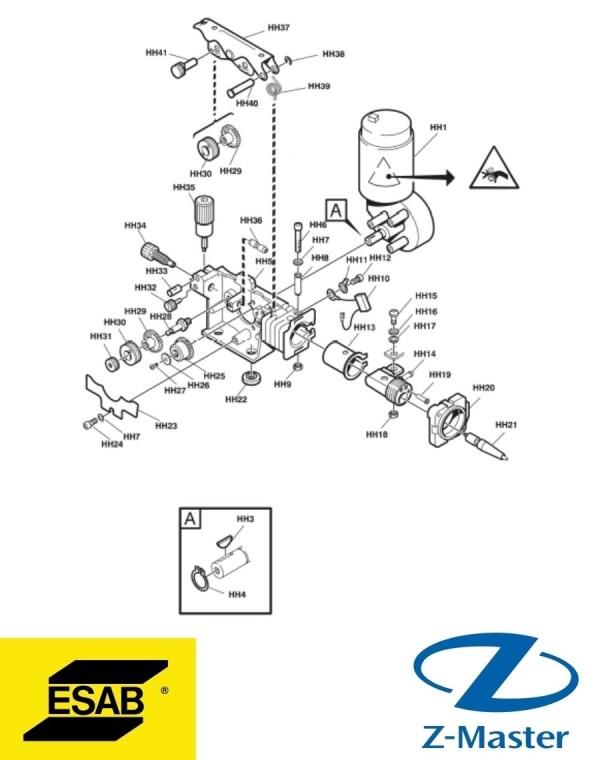 механизм подачи Mig C3000i 0459000892 Esab (Эсаб)