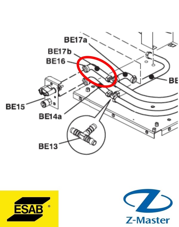 шланг 0459025001 Esab (Эсаб)