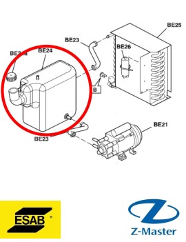 Резервуар 0459044880 Esab (Эсаб)