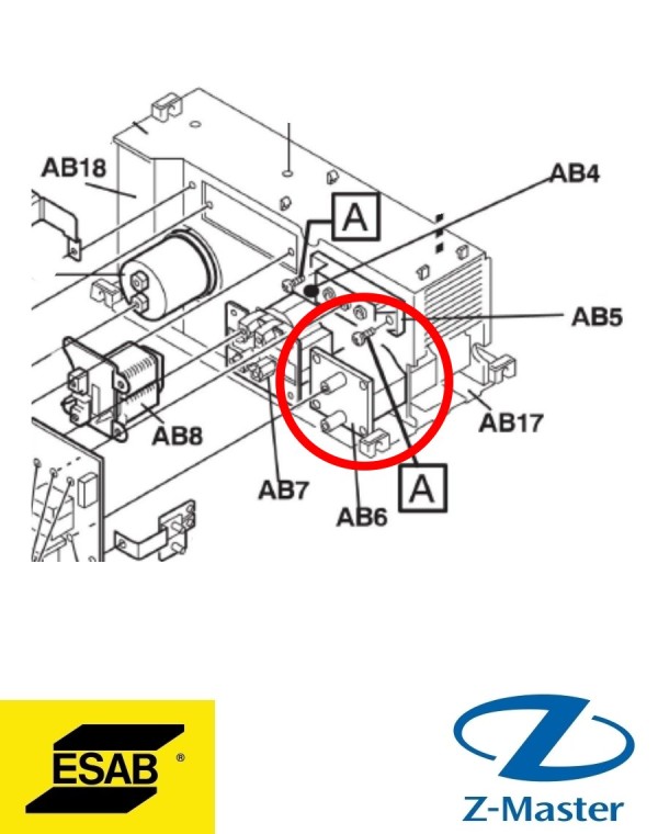 Индуктор 150A Caddy Tig 150i 0459177001 Esab (Эсаб)