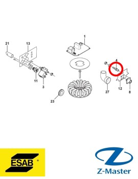Газовый соединитель 0459269002 Esab