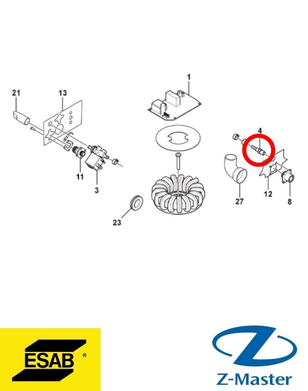 Газовый соединитель 0459269002 Esab