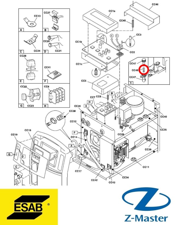 Предохранитель Aristo Arc/Tig/Mig 0459285001 Esab (Эсаб)