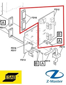 Плата источника питания 0459384882 Esab (Эсаб)