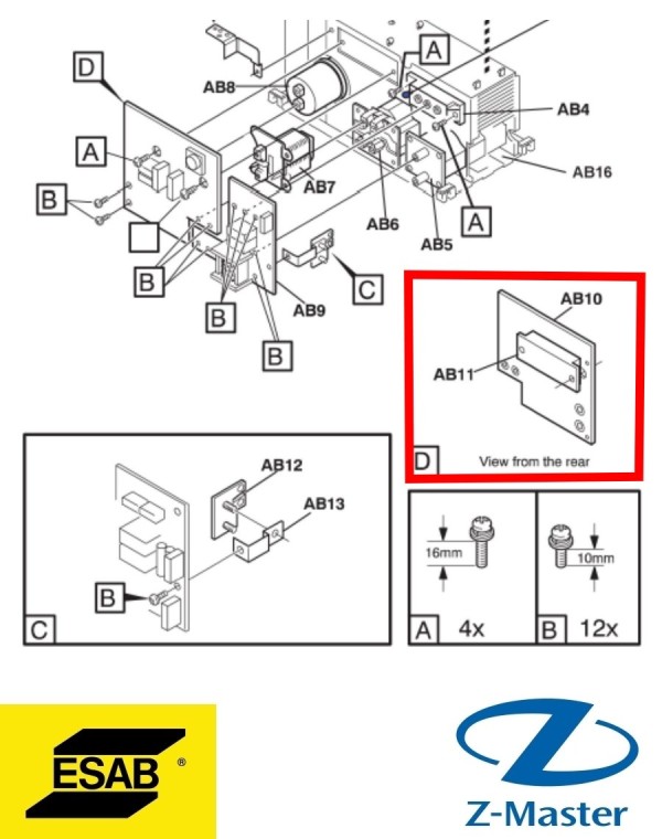 Силовой блок 0459384887 Esab (Эсаб)